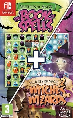 Secret of Magic 1 & 2: Book of Spells + Witches & Wizards Used Nintendo Switch Game