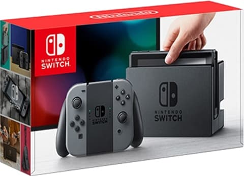 Nintendo Switch Console 32GB + Grey Joy-Con Boxed Used