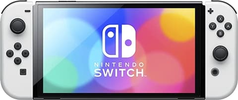 Switch Console 64GB OLED + White Joy-Con Unboxed Used