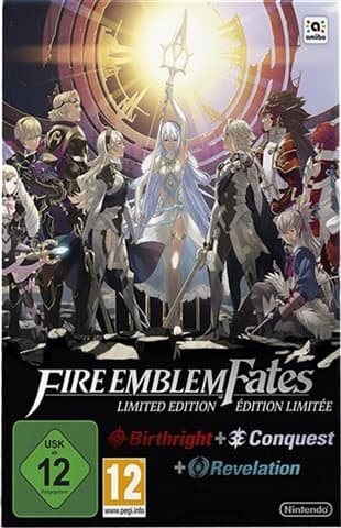 Fire Emblem Fates (Birthright+Conquest+Revelation) W/O Art+Steelbook Used Nintendo 3DS Game
