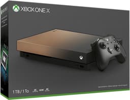 Xbox One X Console Gold Rush Ed. Gold/Grey (No Game) Boxed Used