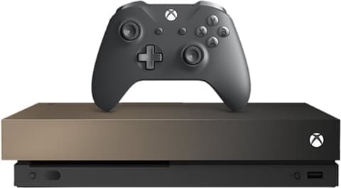 Xbox One X Console Gold Rush Ed. Gold/Grey (No Game) Unboxed Used