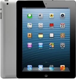 Apple iPad 4th Gen (A1458) 9.7 32GB - Black WiFi Grade Good Used