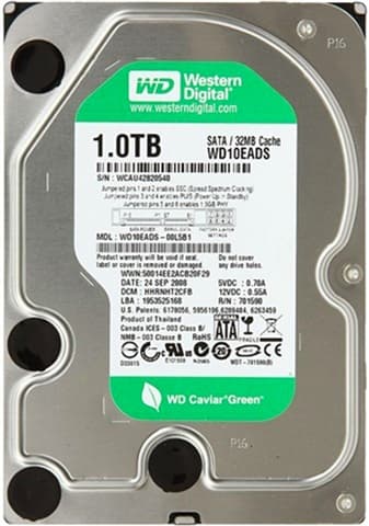WD Green WD10EADS 1TB SATA Used