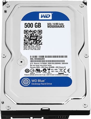 WD Blue WD5000AAKX 500GB SATA III Used