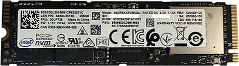Intel SSDPEKKF256G8L 256GB 2280 NVMe M.2 Used