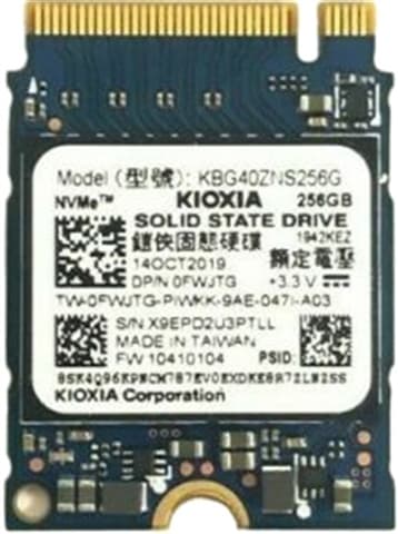 Toshiba KBG40ZNS256G 256GB 2230 NVMe M.2 Used