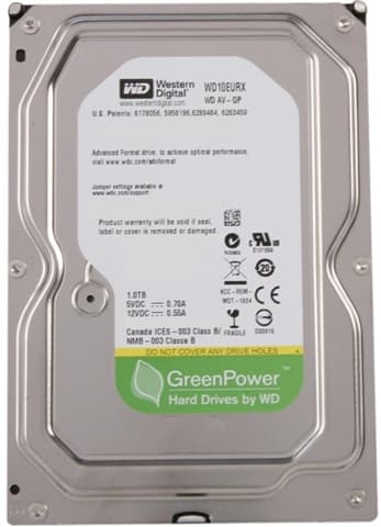 Western Digital WD10EURX 1TB SATA Used