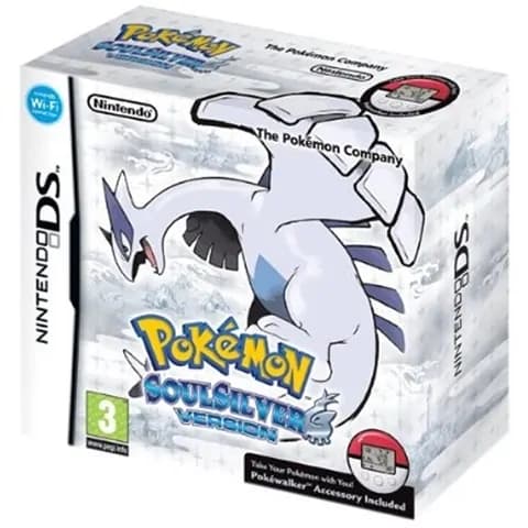 Pokemon SoulSilver + Pokewalker, w/Outer Box