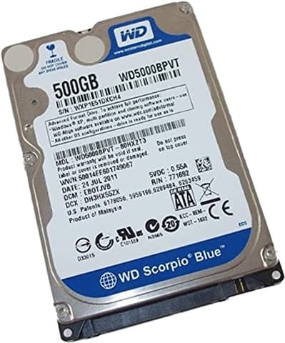 WD Scorpio Blue 500GB 2.5 5400rpm SATA HDD Used