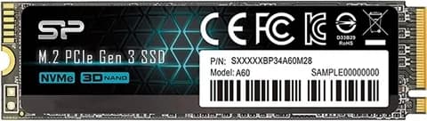 Silicon Power Power A60 Gen 512GB 2280 NVMe M.2 Used