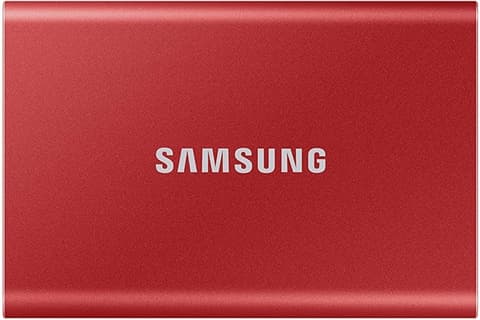 Samsung T7 2TB USB-C 3.2 Gen2 Portable SSD Red Used