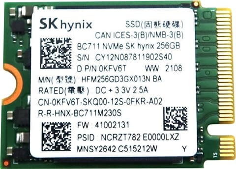 SK Hynix BC711 HFM256GD3GX013N 256GB NVMe 2230 SSD Used