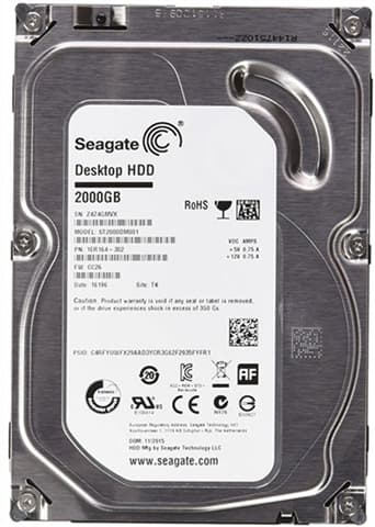 Seagate Barracuda 2TB SATA 7200RPM Used