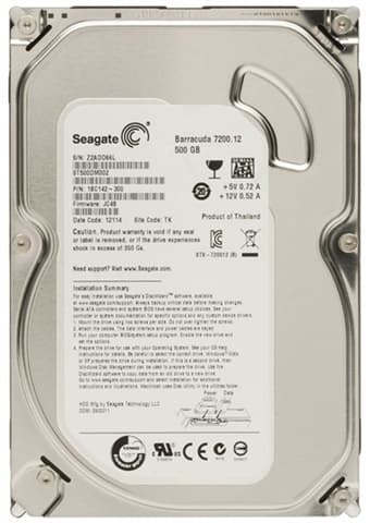 Seagate Barracuda 500GB 7200RPM SATA Used