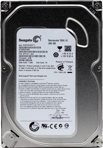Seagate Barracuda 250GB 7200RPM SATA Used