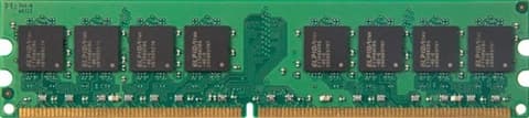 2 GB PC6400 DDR2 800MHz 240 Pin Memory Used