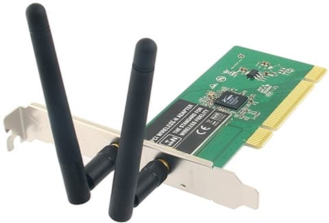 300Mbps - 802.11n Wireless PCI Card Used
