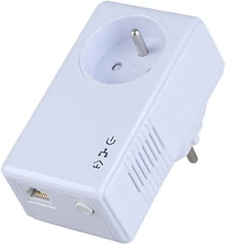 200Mbps - PLC Mini Passthough Powerline Nertwork Adapter Used