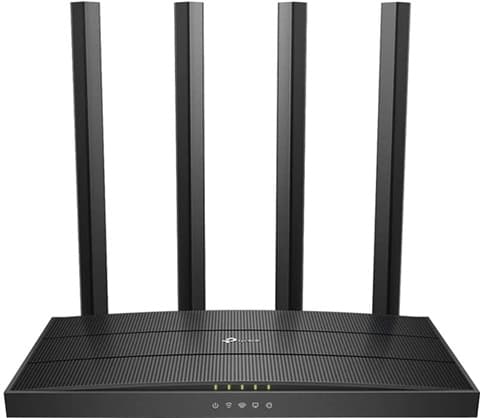 TP Link Archer C6 V2 AC1200 Wireless MU-MIMO Gigabit WiFi Router Used