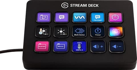Elgato Stream Deck MK.2 - Live Content Creation Controller - Black Grade Good Used