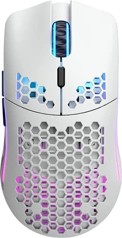 Glorious PC Gaming Race Model O Wireless Gaming Mouse - White Grade Good Used