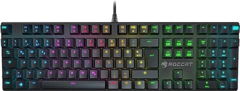Roccat Suora FX RGB Illuminated Frameless Mech. Keyboard(Brown Switch)Grade Good Used