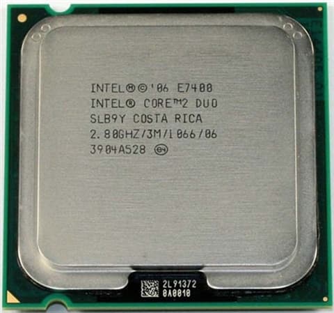 Intel Core2Duo E7400 (2.8Ghz) LGA775 Used