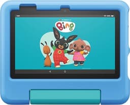 Amazon Fire HD 7 Kids 16GB 7 (2022) Blue(w/o Ads) Wifi Grade Good Used