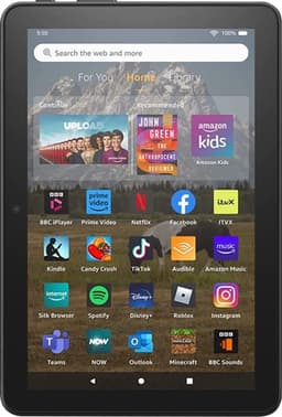 Amazon Fire HD 8 (2022) 8 32GB Black(with Ads) WiFi Grade Excellent Used