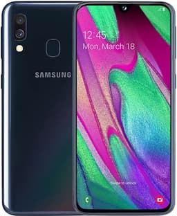 Samsung Galaxy A40 Dual Sim 64GB Black EE Grade Fair Used