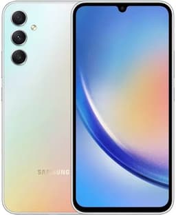 Samsung Galaxy A34 5G Dual Sim (6GB+128GB) Awesome Silver Unlocked Grade Good Used