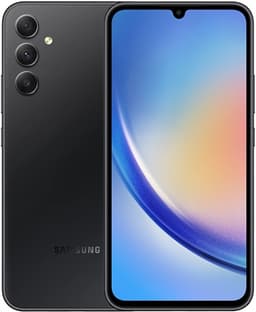 Samsung Galaxy A34 5G Dual Sim (6GB+128GB) Awesome Graphite Unlocked Grade Good Used