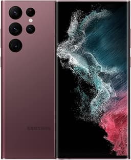 Samsung Galaxy S22 Ultra 5G Dual Sim 128GB Burgundy Unlocked Grade Fair Used