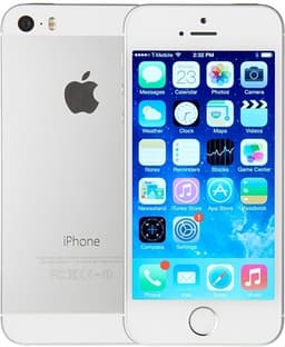 Apple iPhone 5S 16GB Silver O2 Grade Good Used