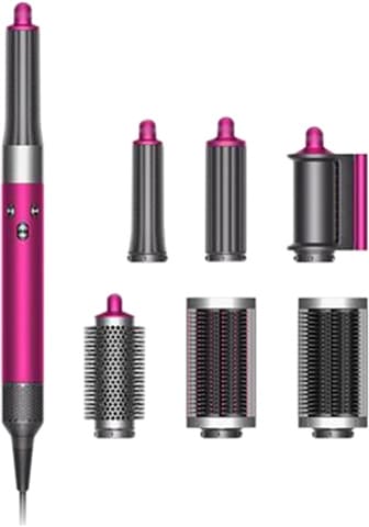Dyson Airwrap Complete HS05 (6 Attachments) - Fuchsia/Nickel Grade Good Used