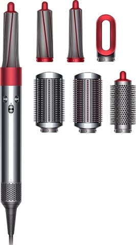 Dyson Airwrap Complete HS01 (6 Attachments) - Nickel/Red Grade Good Used
