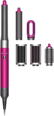 Dyson Airwrap Complete Long HS01 (6 Attachments) - Fuchsia/Nickel Grade Good Used