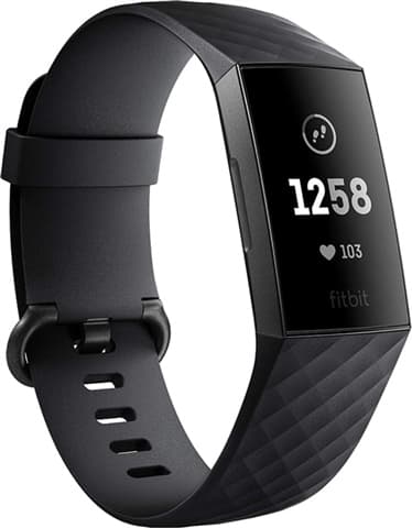 Fitbit Charge 3 Advanced Health + Fitness Tracker Graphite Black Grade Good Used