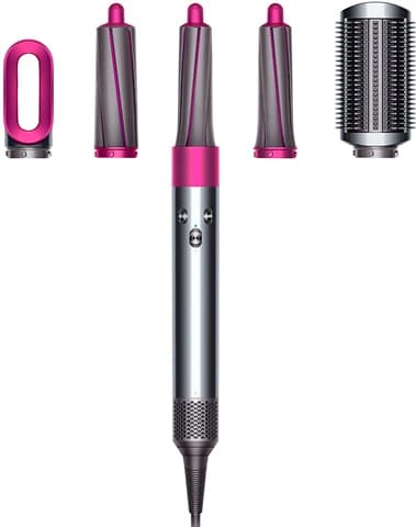 Dyson Airwrap Smooth+Control HS01 (4 Attachments) - Nickel/Fuchsia Grade Good Used