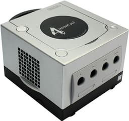 GameCube Console,  Resident Evil 4 L.E + Resi. Evil 4 Pad, No game