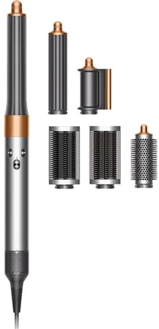 Dyson Airwrap Complete Long HS05 (6 Attachments) - Nickel/Copper Grade Good Used