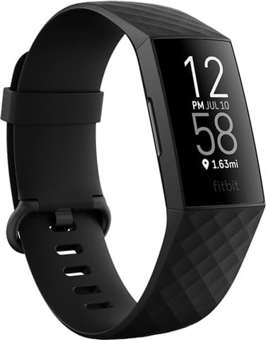 Fitbit Charge 4 Advanced Fitness Tracker Black Grade Fair Used