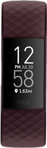 Fitbit Charge 4 Advanced Fitness Tracker Rosewood Grade Good Used