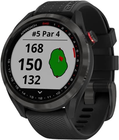 Garmin Approach S42 GPS Golf Watch - Gunmetal/Black Grade Good Used