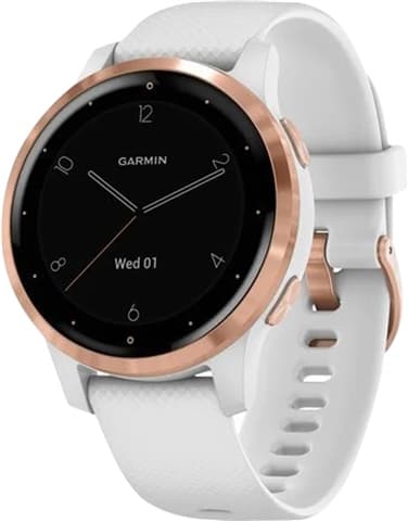 Garmin Vivoactive 4s Activity Tracker Small Rose Gold/White Grade Fair Used