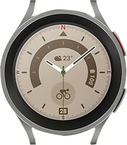 Samsung Galaxy Watch5 Pro 45mm 4G (SM-R925) NO STRAP - Gray Titanium Grade Good Used