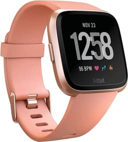 Fitbit Versa Smartwatch - Peach/Rose Gold Grade Good Used