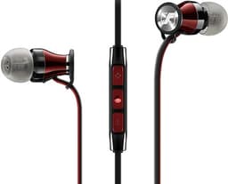 Sennheiser Momentum 2.0 In-Ear Headphones for iOS- Black/Red Grade Good Used