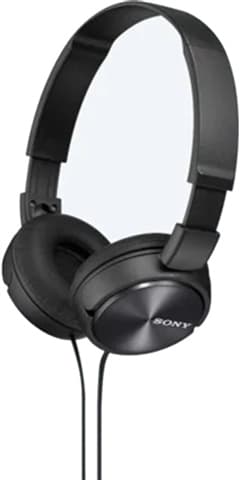 Sony MDR-ZX310 Foldable On-Ear Headphones Without Mic - Metallic Black Grade Excellent Used